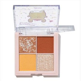 Lovisia Sanrio Makeup Series Eyeshadow Palette, Pom Pom Pudding, Fresh Orange
