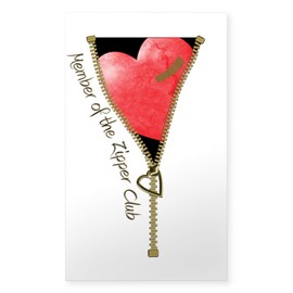 CafePress Zipper Design 2 Rectangle Bumper Sticker Car Decal