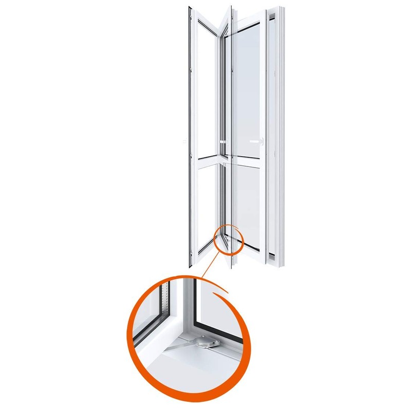 Gedotec Windyy Magnetic Window Lock for Tilting Windows and Balcony