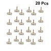 TEHAUX 20PCS Non Skid Furniture Leg Protectors Thickened Clear Plastic
