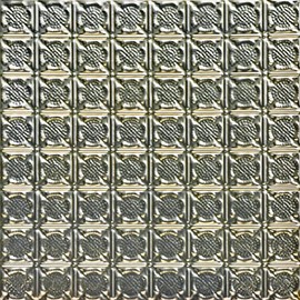 Shanko SKPC234-gn-12x12-D-SAM Chain Mail Stamped Metal Lay-in Sample, Gold Nugget
