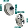 455 Clutch Drum Rim Sprocket Cover Kit for Husqvarna 460