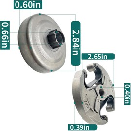 455 Clutch Drum Rim Sprocket Cover Kit for Husqvarna 460 Rancher 461 Chainsaw 537291602