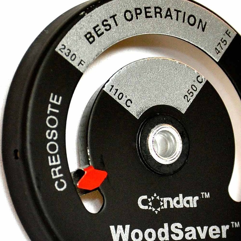 Condar WoodSaver Stove Pipe Thermometer Model 3-16