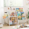 LATIBELL 3 Tier Kids Bookshelf and Toy Storage, Kids Book