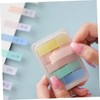 NUOBESTY 6 Pack Sticky Index Tabs Book Tabs Reading Markers