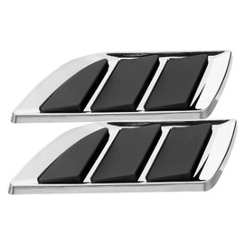 ABOOFAN 1Pair Car Air Flow Covers Bonnet Vent Stickers Vehicle Decoration Accessories for Enhanced Look and Easy Application Durable Material for Comfortable Use