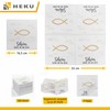 HEKU 100 napkins, 3-ply, 33 x 33 cm, fish, absorbent