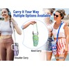 DLOCCOLD Water Bottle Carrier Bag with Phone Pocket for 40