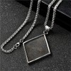 FIZIZDH Men's Cool Stainless Steel 1% er Pendant Necklace, 24