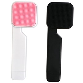 Mikinona Manual Facial Brush Set Double Sided Exfoliating Face Washer Brush Gentle Cleaning for Face Makeup Removal Tool