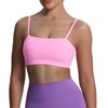 Aoxjox Women's Workout Bandeau Bras Training Fitness Running Yoga Crop