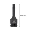 TOP-VIGOR Impact Hex Bit Socket, 1/2" Drive x H8 (8mm)