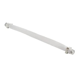 Cmple - Flat F-to-F Type Coaxial Jumper, 8"