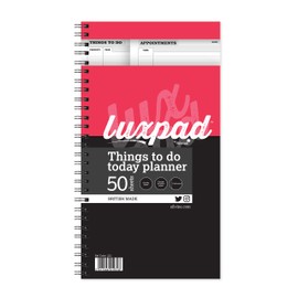 Luxpad 280 x 150mm Things To Do Planner with 50 Sheets Printed 'Things To Do' and 'Appointments'