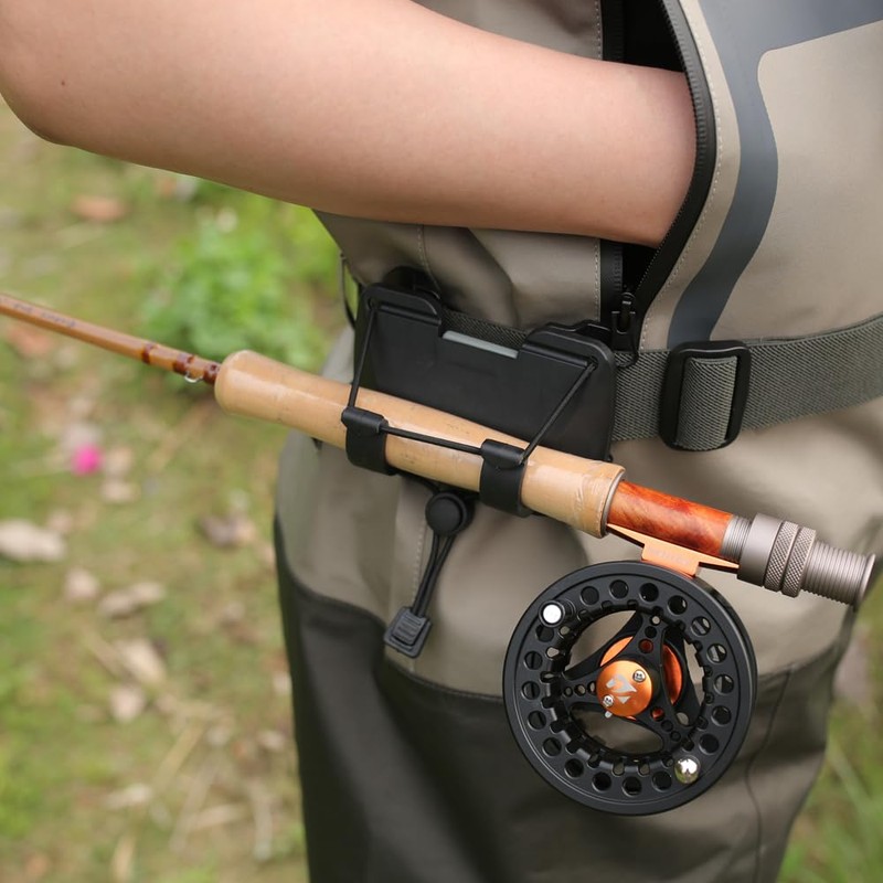 3rd Hand Fishing Rod Holder Belt Clip for Fly Fishing