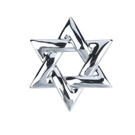 VVCome Sparkle Crystal Star of David Brooch Pin Rhinestone Star Bouquet Brooch Pin Lapel Pins Spiritual Brooch Badge (Silver Star)
