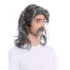 WIG ME UP - 91098-ZA63/ZA103 Men's Moustache Wig Long Old