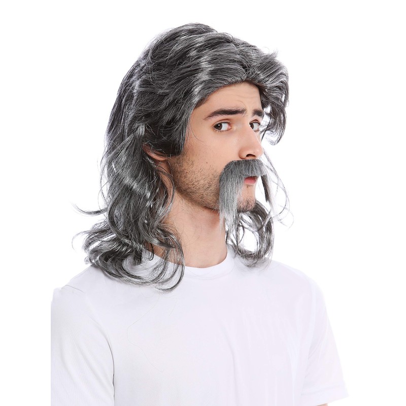 WIG ME UP - 91098-ZA63/ZA103 Men's Moustache Wig Long Old