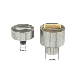 Trimming Shop 10mm Oval Eyelet Grommets Setting Tool Die Set Kit for Kam Universal Green Machine for Leather Crafts, Cloth Repair