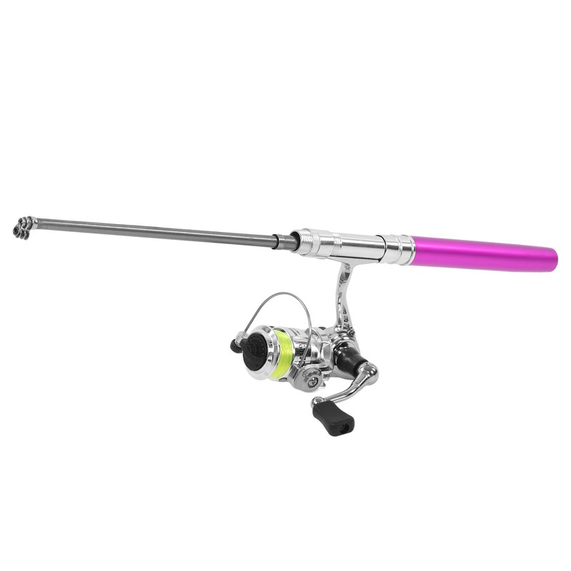 Portable Mini Pen Shape Fishing Rod Pole Pocket Retractable Fishing