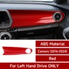 Car Copilot Center Control Panel Sticker Carbon Fiber ABS Decal