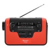 FM/AM/SW Solar Hand Crank Radio Memory Card Music for Bluetooth