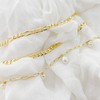Mary & Jules Women's Gold Bracelet Made of Recycled Silver,