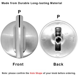 XFYBZN 4Pcs 74010839 Surface Burner Knob Replacement Parts for Maytag Jenn-Air Stove/Gas Range/Oven Cooktop Stove Knobs, Replaces WP74010839, AP6011218, PS2088183, PS11744413, EAP11744413