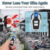 NineLeaf Bike Alarm Anti Theft with Remote, Rechargeable Bike Tail