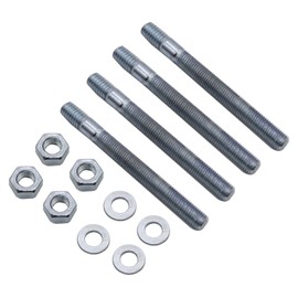 YUCHENSHLP 4PCS Carburetor Mounting Kit Carb Studs Kit 5/16" x3" Fits for Holley, Edelbrock,Chevy Ford