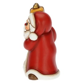 THUN, Santa Claus with Hand-Decorated Ceramic Gifts, Christmas Wishes, Christmas Decoration, 8 x 6 x 11.2 cm H