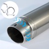 Gkhlg 2 Pack Heavy Duty Exhaust Clamps U-Shaped Galvanized Pipe