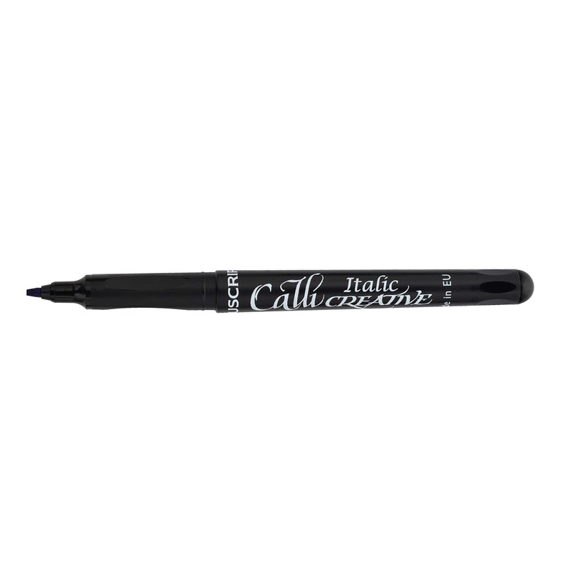 Manuscript Pen MM6409 Italic Marker, Assorted, Black, 4-Pack