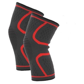 Wonder Care Pack Of 2 Knee Sleeve Brace Compression For Men And Women Support Running Workout Gym Hiking Sports