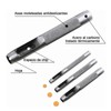 10PCS Belt Punch Set Carbon Steel High Hardness Round Hollow