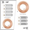 25Ft 1/4" and 3/16 Brake Line Kit Includes 32 Inverted