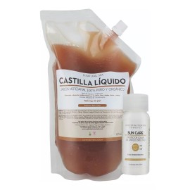 Nuestra Tierra Cosmética Ancestral 1 Litro De Jabón Líquido De Castilla 100% Puro Orgánico