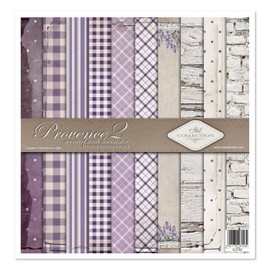 ITD Collection - Scrapbooking package 12 x 12 inches, scrapbooking paper, decorative paper, decoupage, card making, paper size - 310 x 320 mm (Provence 2, SLS062), medium