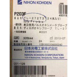 Nihon Kohden TL-272T3 Disposable Pediatric SpO2 Finger Sensor