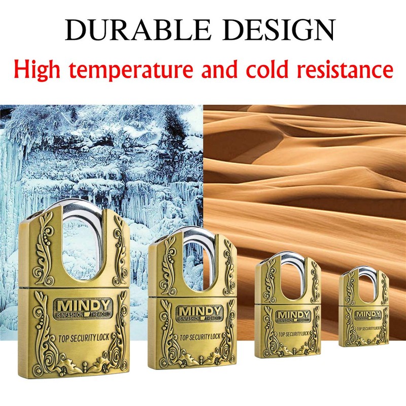 3 Keys 40mm Heavy Duty Warehouse Shrouded Hardened Keyed Padlock