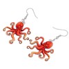LONYOO Colorful Octopus Earrings Acrylic Dangle Jewelry for Women Gifts