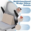 Small Wedge Pillow, Wedge Pillow for Bed Sores, Positioning Pillow,
