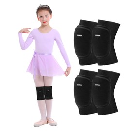 EULANT 2 Pairs of Knee Pads, Volleyball, Elastic Cotton Knee Protectors for Dance, Handball, Scooter, Gymnastics, Football, Inline Skates, Wrestling, Mountain Bike, Elbow Pads for Children and Adults