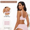 OEAK Womens Wireless Bras Push Up Support Full Coverage Bralettes