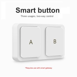 Intelligent Scene Switch for Intelligent Living, Wireless Intelligent Button with Versatile Button Design, Adjustable Intelligent Automation for the Home Office