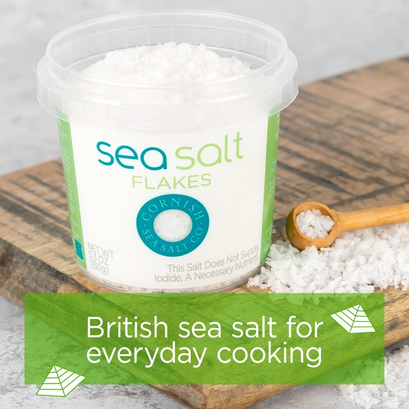 Cornish Sea Salt Mineral Flakes | Cooking & Hydration |