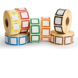 Day of The Week Food Hygiene Labels Monday to Sunday Stickers - 1 Roll of 1000 per Day - 7000 Stickers in Total