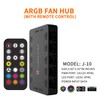 TUMMASTER ARGB Fan HUB, 10-Port 4 Pin PC Fan Controller,