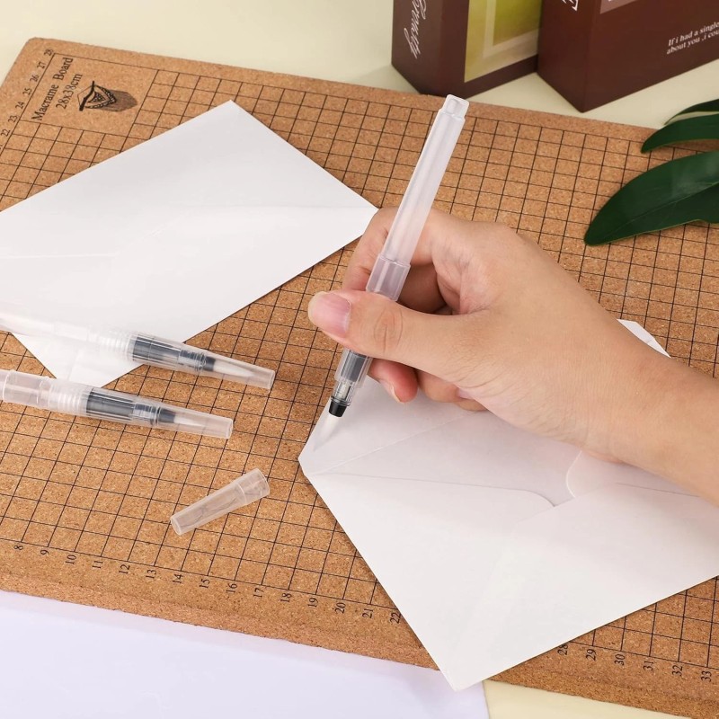 NoBrand 6pcs Envelope Moisteners, Pencil Style Stamp & Letter Sealer